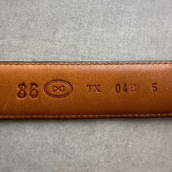 Paul Stuart Genuine Alligator Brown Belt - 36 - Picture 4 of 7